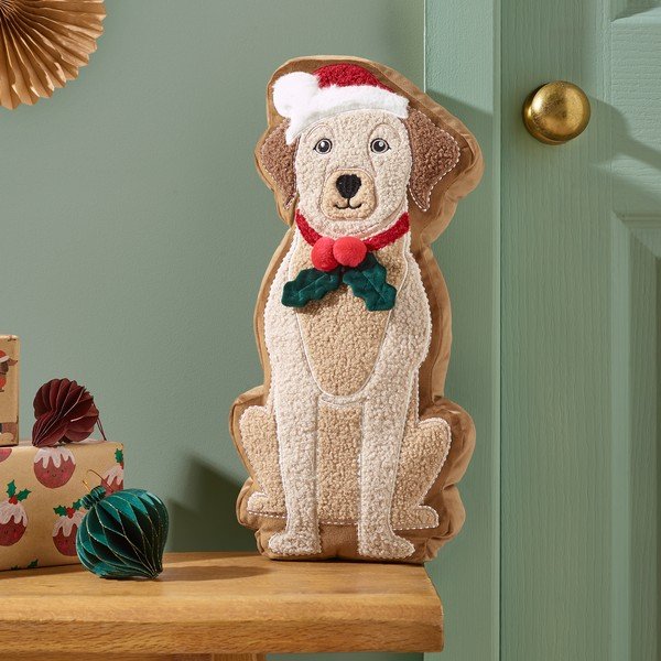 Dekorační polštář 20x30 cm Christmas Dog – Catherine Lansfield-image-1
