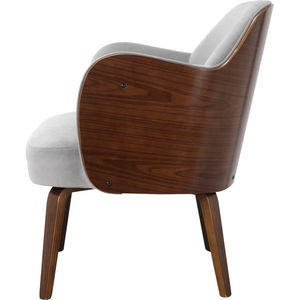 Šedé sametové křeslo Haruko - Støraa-image-2