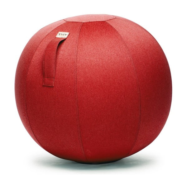 Červený sedací míč VLUV Leiv, Ø 60 - 65 cm