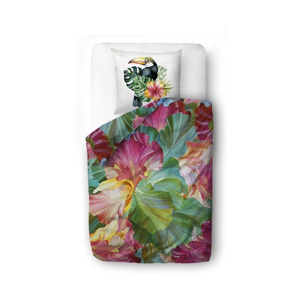 Povlečení na jednolůžko z bavlněného saténu 140x200 cm Vibrant Colours – Butter Kings