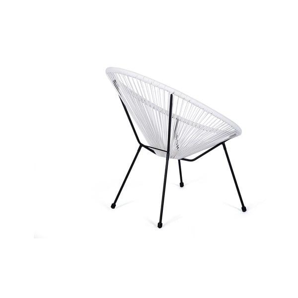 Bílé kovové/plastové zahradní křeslo Avocado Comfort – Bonami Selection-image-3