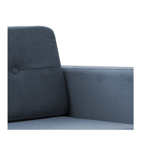 Světle modrá trojmístná pohovka Vivonita Sondero, přírodní nohy-image-1