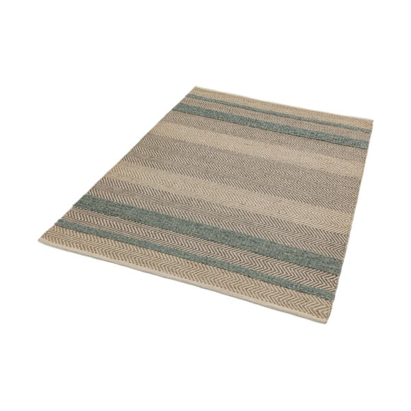 Hnědo-tyrkysový koberec Asiatic Carpets Fields, 160 x 230 cm-image-1