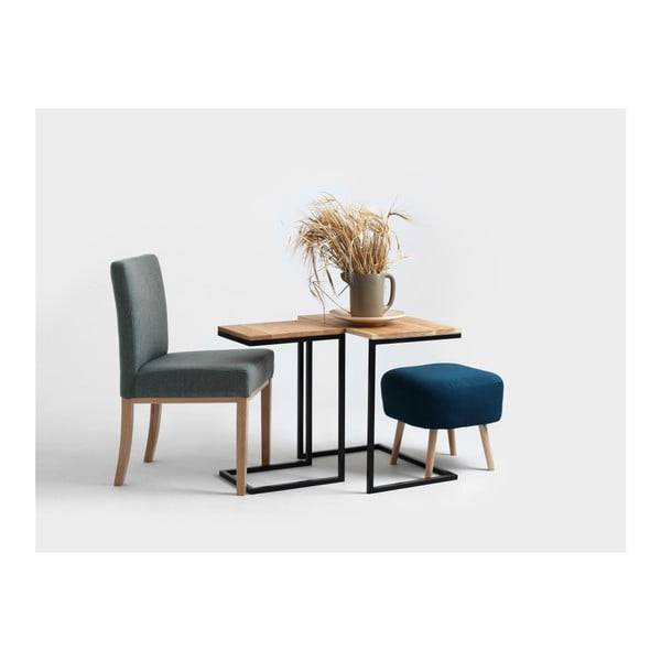 Odkládací stolek s černou konstrukcí CustomForm Lupe-image-3