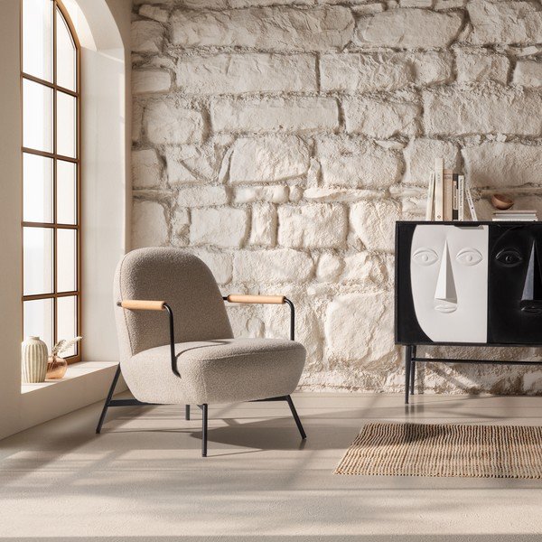 Béžové křeslo Regi – MOME-image-1