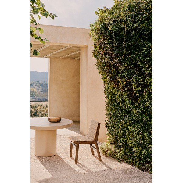 Dřevěná zahradní židle v přírodní barvě Itani – Kave Home-image-4