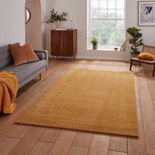 Okrově žlutý pratelný koberec 120x170 cm Cove – Think Rugs-image-2