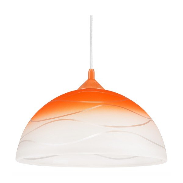 Oranžové závěsné svítidlo ø 30 cm Sfera – LAMKUR-image-4