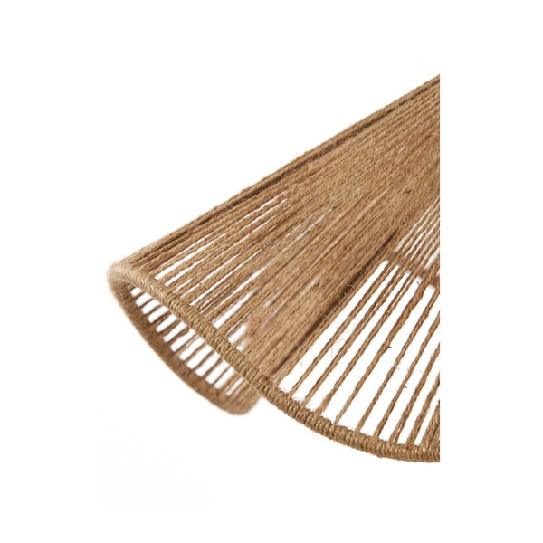 Závěsné svítidlo v přírodní barvě se stínidlem z juty ø 48 cm Fodara – Light & Living-image-1