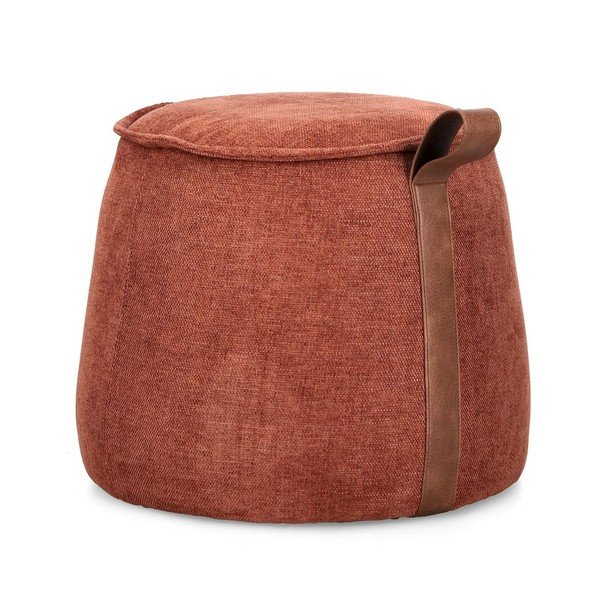 Žinylkový taburet v terakotové barvě Anila – Bizzotto