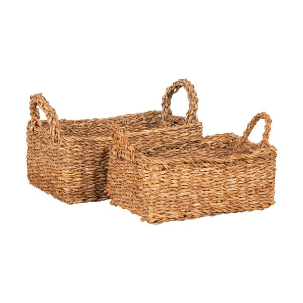 Košíky z mořské trávy v sadě 2 ks 32x23x13 cm Morella – House Nordic