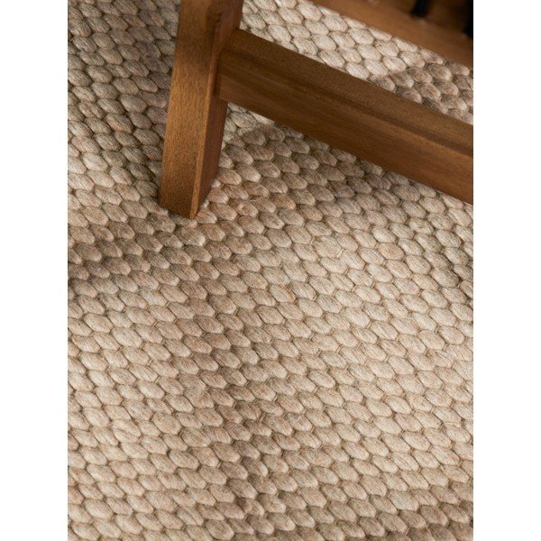 Béžový ručně tkaný vlněný koberec 160x230 cm Lyon Beans – Elle Decoration-image-2