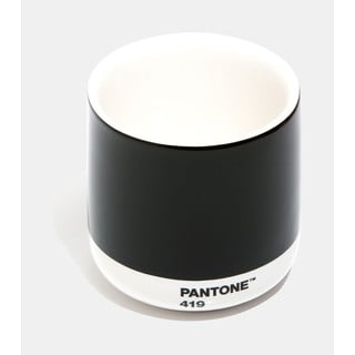 Černý keramický termo hrnek Pantone Cortado, 175 ml