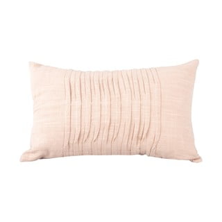 Růžový bavlněný polštář PT LIVING Wave, 50 x 30 cm