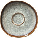 Šedo-hnědý kameninový podšálek Villeroy & Boch Like Lave, 15,5 x 15 cm