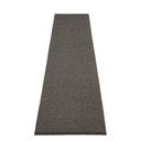 Antracitový vnitřní a venkovní běhoun 70x300 cm Emm Black Linen – Pappelina