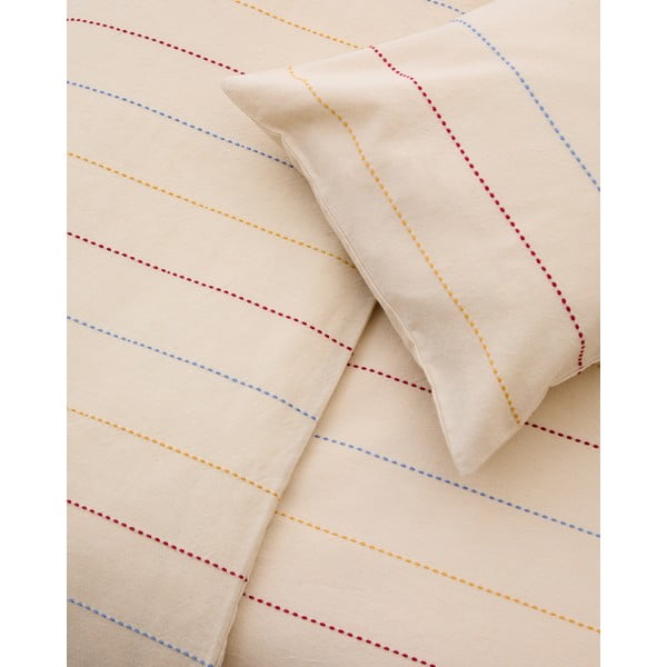 Béžové dětské povlečení na jednolůžko z Bio bavlny s prostěradlem 150x220 cm Indani – Kave Home-image-4