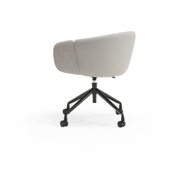 Světle šedá čalouněná kancelářská židle Add – Teulat-image-3