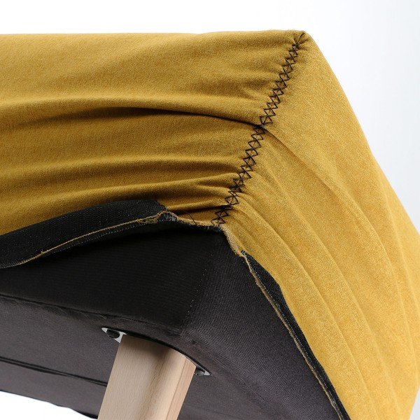 Žlutá lavice Kave Home Lydia-image-3