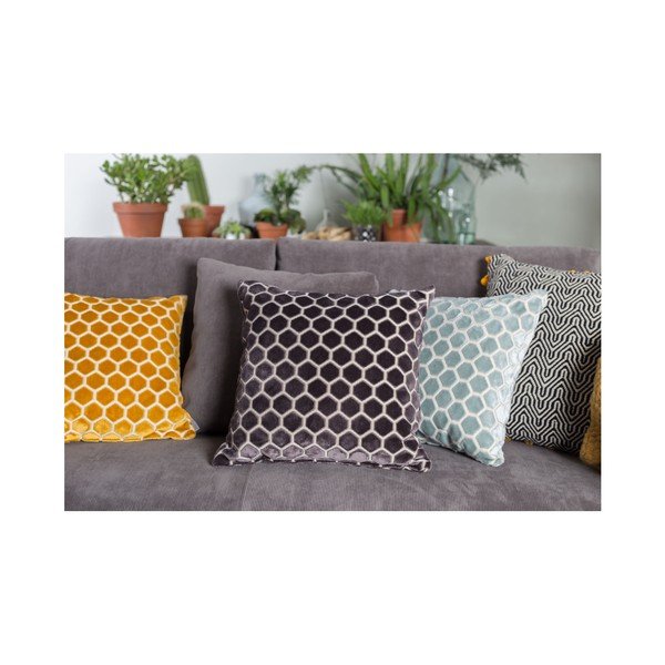 Tmavě šedý polštář s výplní Zuiver Monty, 45 x 45 cm-image-4