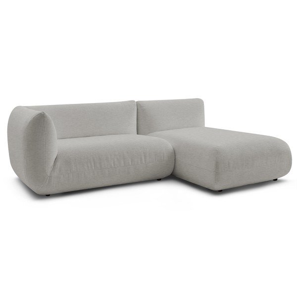 Béžová manšestrová rohová pohovka (pravý roh) Lecomte – Bobochic Paris-image-3