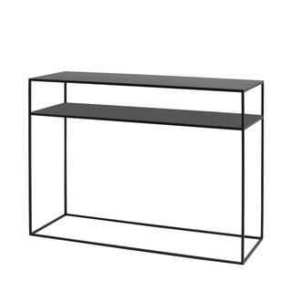 Černý konzolový stolek CustomForm Tensio, 100 x 35 cm