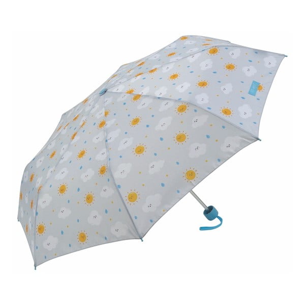 Modrý skládací deštník Light Sky