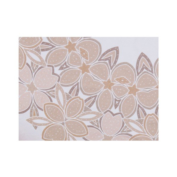 Barevná plážová osuška ze 100% bavlny Flora, ⌀ 150 cm-image-2