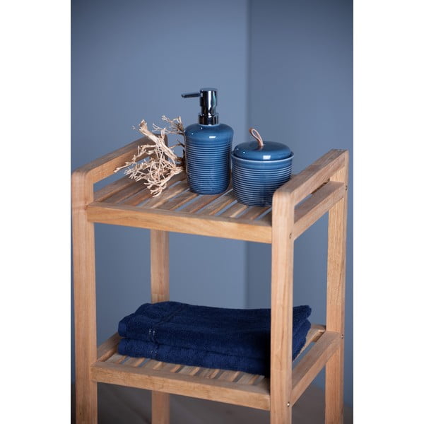 Modrý keramický dávkovač na mýdlo Wenko Sada-image-3