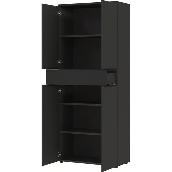 Antracitová šatní skříň 81x197 cm Mailand – Germania-image-3