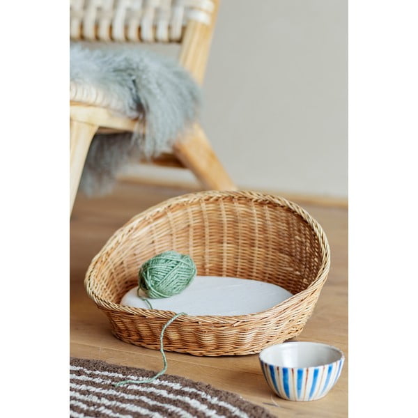 Pelíšek pro psa v přírodní barvě 30x40 cm Tille – Bloomingville-image-1