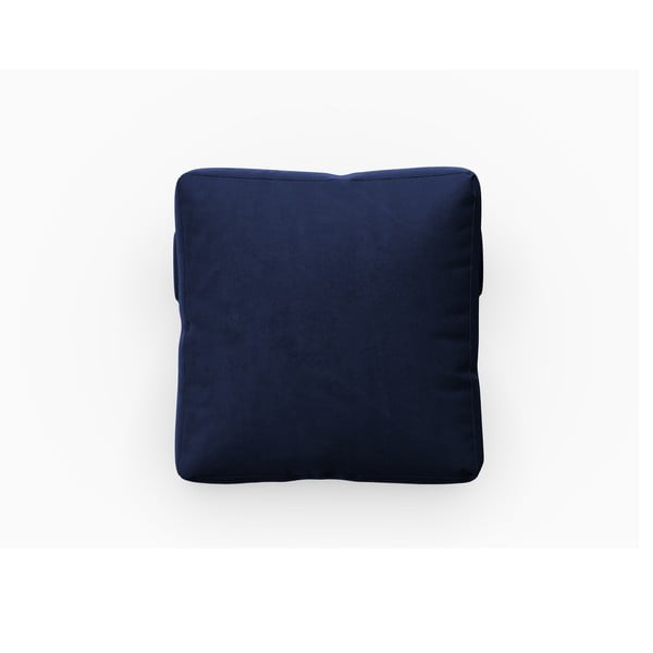 Modrý sametový polštář k modulární pohovce Rome Velvet - Cosmopolitan Design-image-1