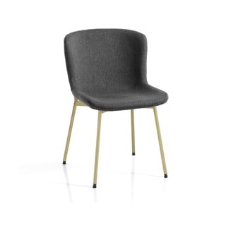 Tmavě šedé jídelní židle v sadě 2 ks Snug – Tomasucci
