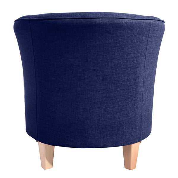 Tmavě modré křeslo Max Winzer Livia Dark Blue-image-3