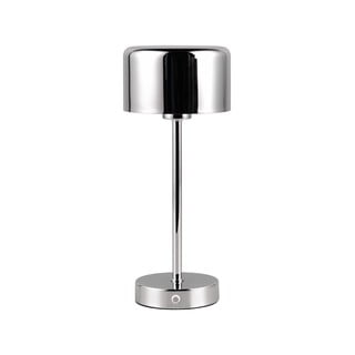LED stmívatelná stolní lampa v leskle stříbrné barvě (výška 30 cm) Jeff – Trio