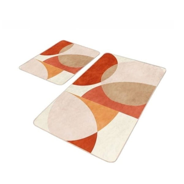 Sametové koupelnové předložky v sadě 2 ks 60x100 cm – Mila Home