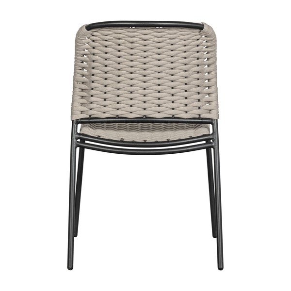 Černo-béžové kovové zahradní židle v sadě 2 ks Taku – Exotan-image-4