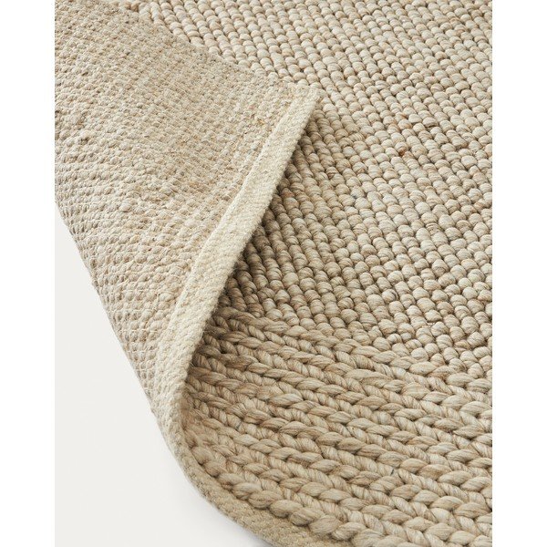 Krémový vlněný koberec 160x230 cm Minji – Kave Home-image-3