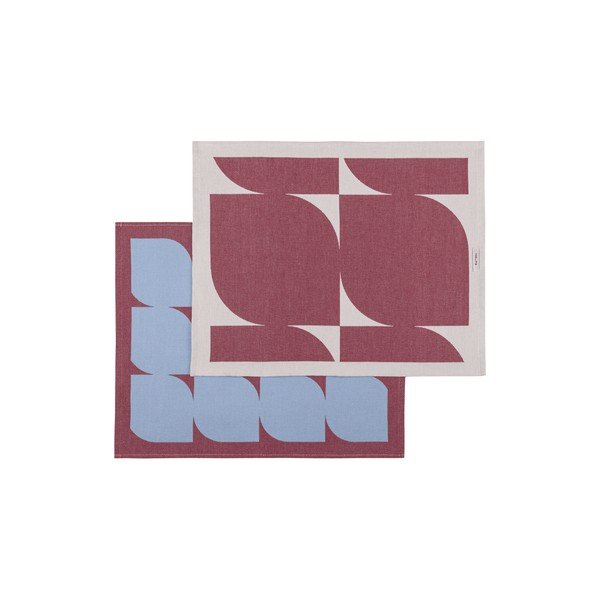 Bavlněné utěrky v sadě 2 ks 50x63 cm Abi – noo.ma