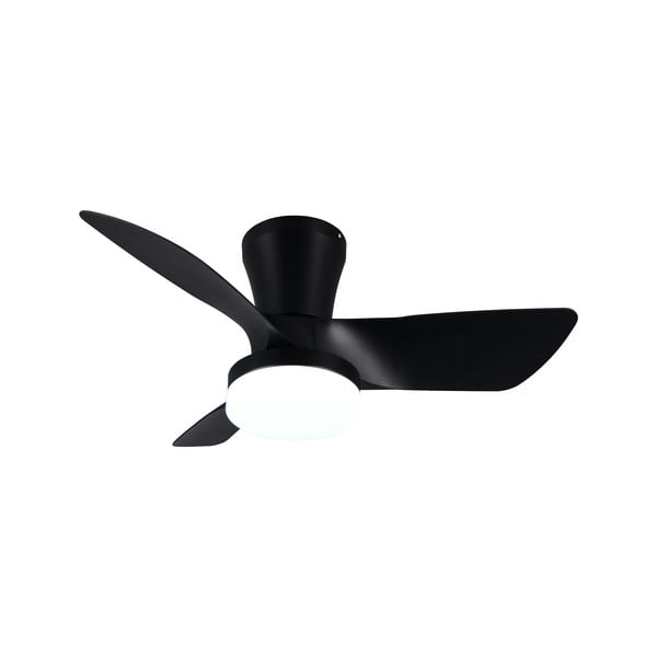 Černé LED stropní svítidlo Randers – Trio-image-1