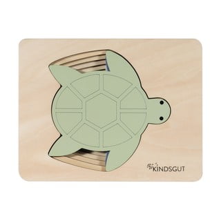 Dřevěné vkládací puzzle Turtle – Kindsgut