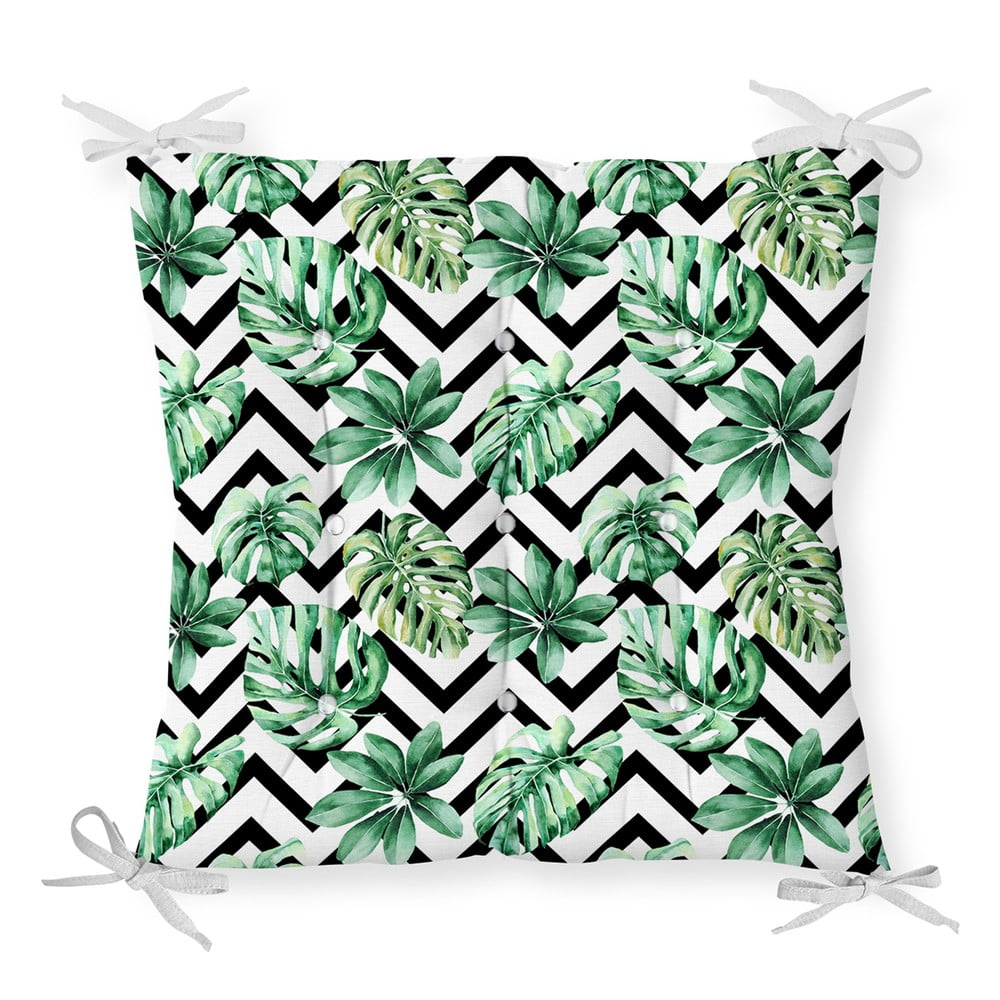 Podsedák s příměsí bavlny Minimalist Cushion Covers Palm Leaves, 40 x 40 cm