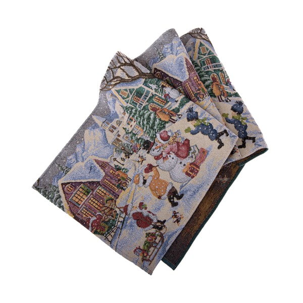 Gobelínový běhoun na stůl s vánočním motivem 33x140 cm – Dakls