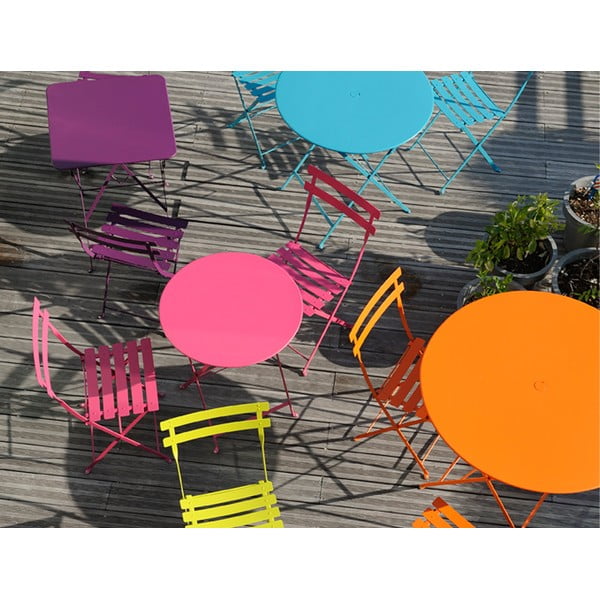 Sada 2 hnědých skládacích židlí Fermob Bistro-image-4