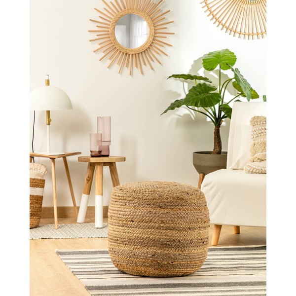 Taburet v přírodní barvě Doc – Kave Home-image-2