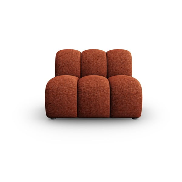 Modul pohovky v cihlové barvě (středový díl) Lupine – Micadoni Home