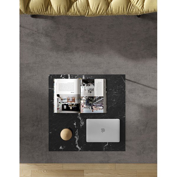 Mramorový konferenční stolek 75x75 cm Gleam - TemaHome-image-1