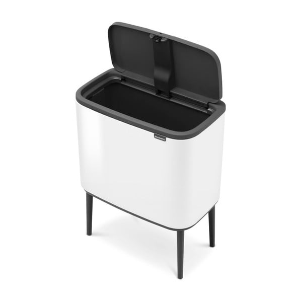 Bílý dotykový ocelový odpadkový koš 36 l Bo Touch Bin – Brabantia