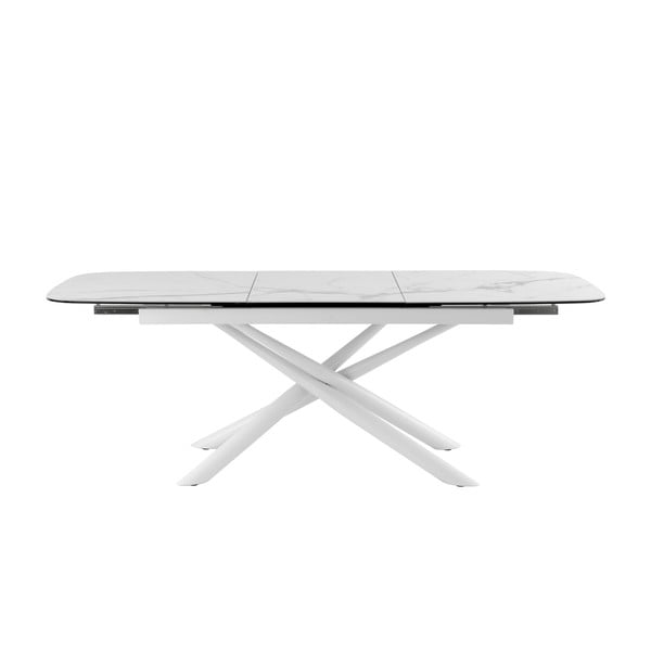 Bílošedý rozkládací jídelní stůl sømcasa Ness, 160 x 95 cm-image-2