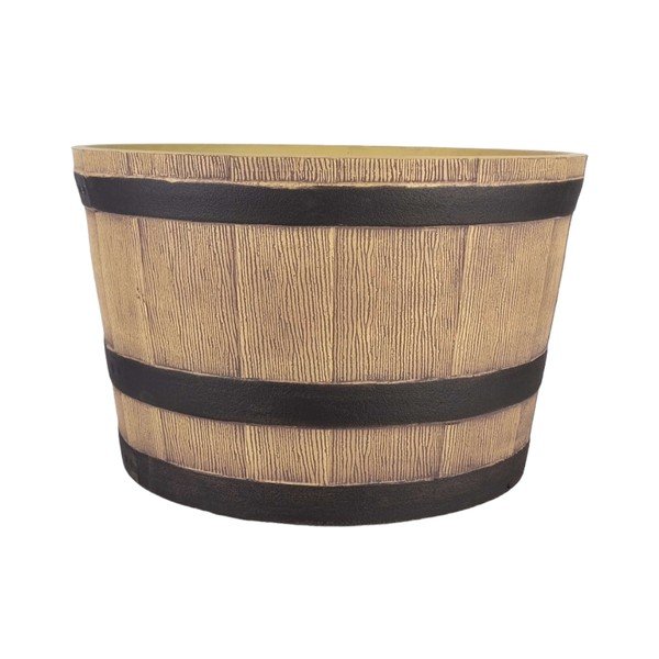 Hnědý květináč Dakls Eco, ø 50,5 cm